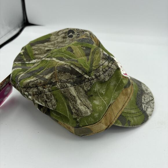 Mossy Oak Girls With Guns Hat Cap Womens Strap Back Obsession Camo Pink Scope - Picture 7 of 14